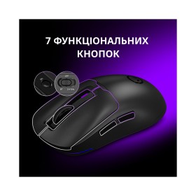 Мышка Lorgar MSA10W Wireless Gaming Black (LRG-MSA10W-BK)