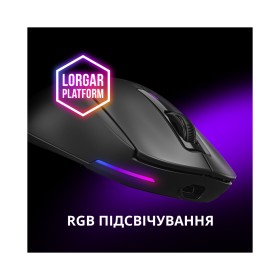 Мышка Lorgar MSA10W Wireless Gaming Black (LRG-MSA10W-BK)
