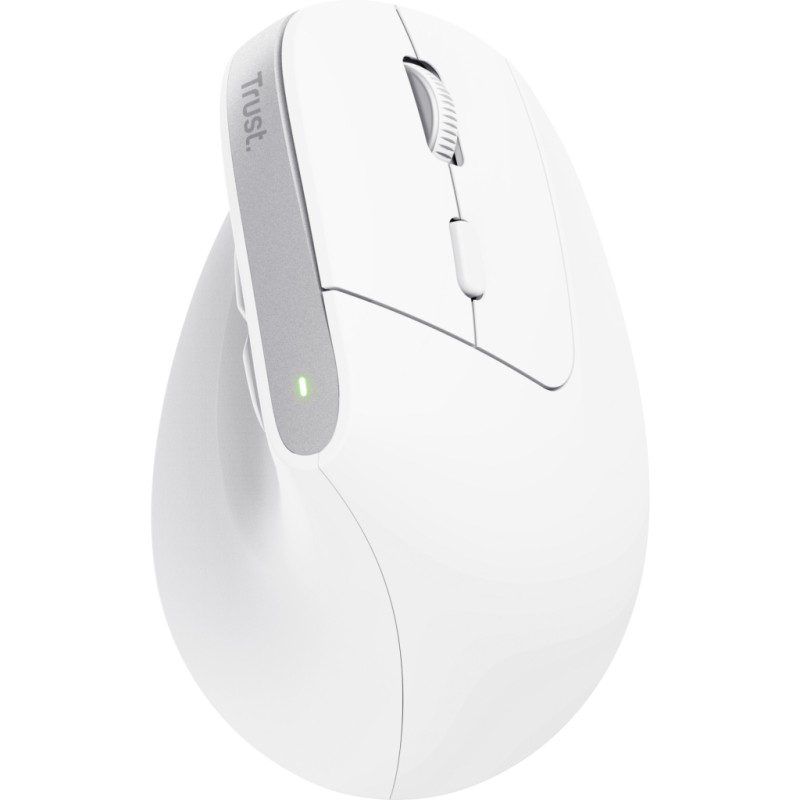 Мышка Trust Bayo+ Ergonomic Wireless/Bluetooth White (25399)