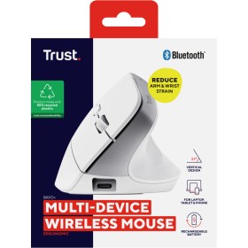 Мышка Trust Bayo+ Ergonomic Wireless/Bluetooth White (25399)