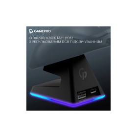 Мышка GamePro Asgard Thor Wireless/Bluetooth/USB Black (GM023B)