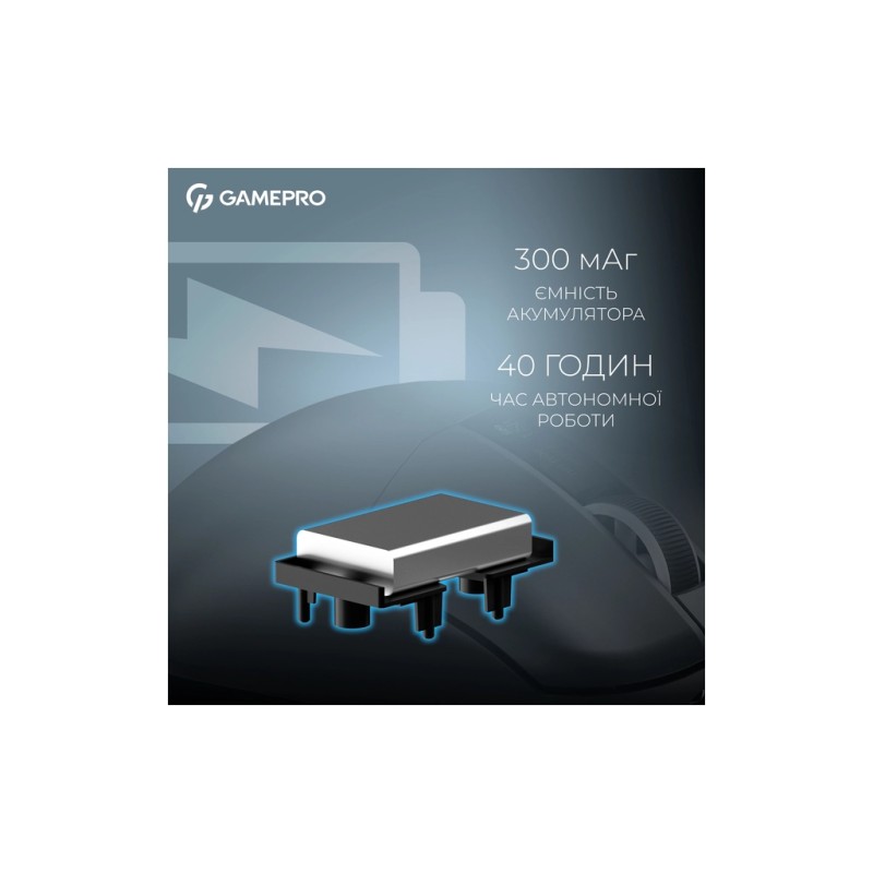 Мышка GamePro Asgard Thor Wireless/Bluetooth/USB Black (GM023B)