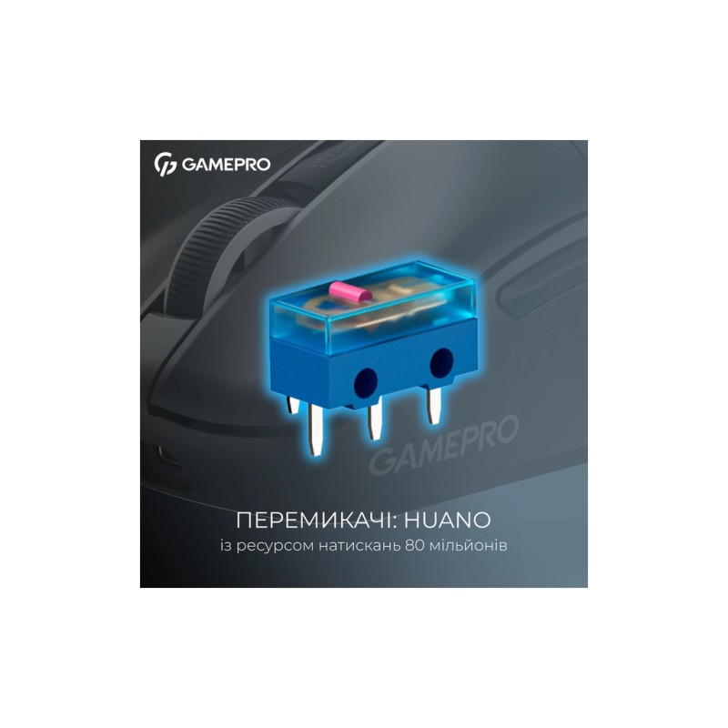 Мышка GamePro Asgard Thor Wireless/Bluetooth/USB Black (GM023B)