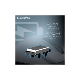 Мышка GamePro Asgard Thor Wireless/Bluetooth/USB White (GM023W)