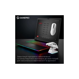Мышка GamePro Asgard Thor Wireless/Bluetooth/USB White (GM023W)