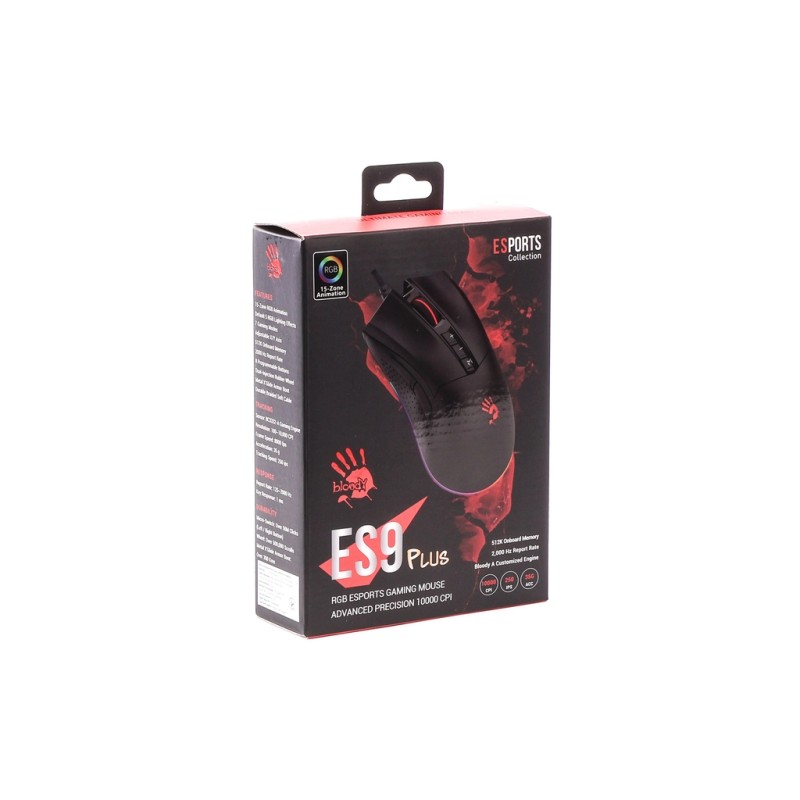 Мышка A4Tech Bloody ES9 Plus USB Black (4711421971515)