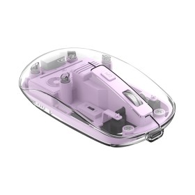 Мышка XO M12 Wireless Transparent/Pink (M12 Purple)