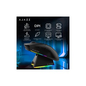 Мышка Ajazz AJ139 V2 MC Wireless/Bluetooth/USB Black (AJ139-V2-MC-B)