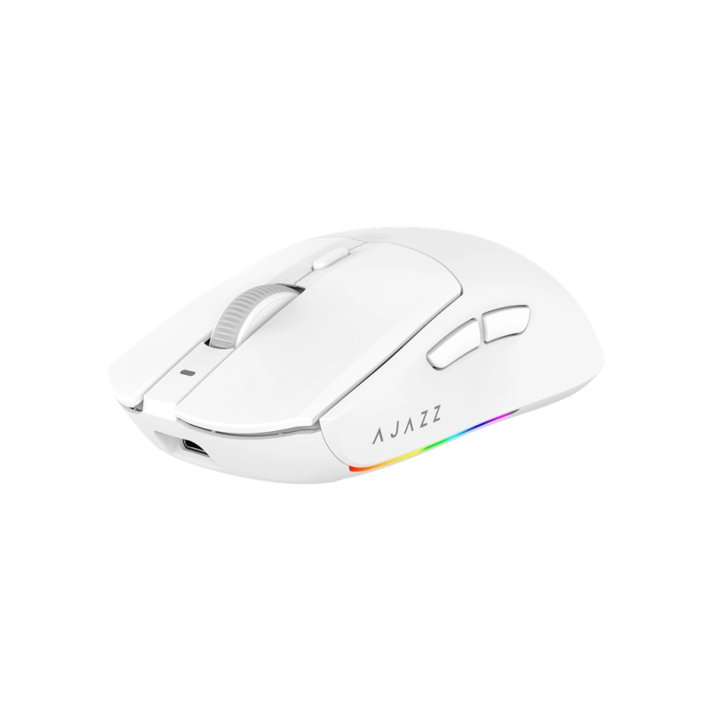 Мышка Ajazz AJ139 V2 MC Wireless/Bluetooth/USB White (AJ139-V2-MC-W)