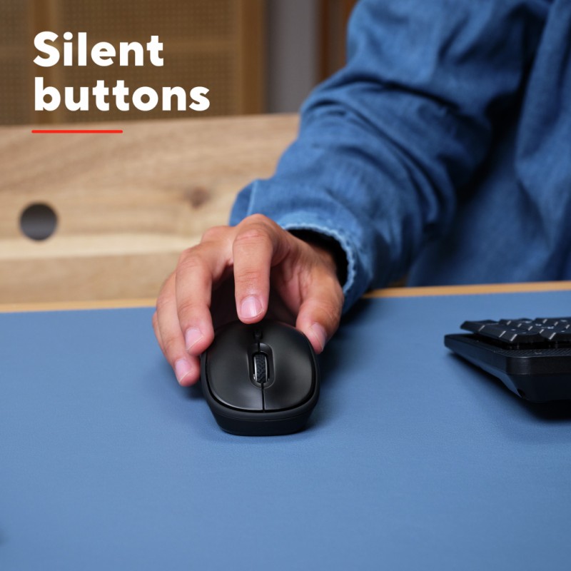 Мышка Trust Yvi+ Silent Wireless Glossy Black (25512)