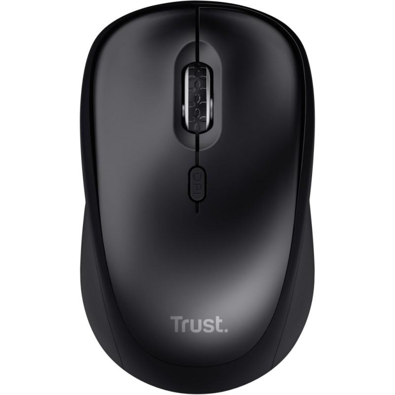 Мышка Trust Yvi+ Silent Wireless Glossy Black (25512)