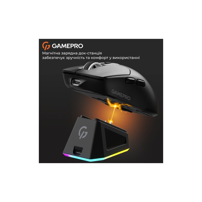 Мышка GamePro Genesis Airmaster Wireless/Bluetooth/USB Black (GM167B)