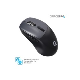 Мишка OfficePro M398B Wireless/Bluetooth Black (M398B)