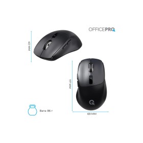 Мишка OfficePro M398B Wireless/Bluetooth Black (M398B)