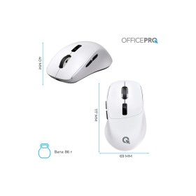 Мышка OfficePro M398W Wireless/Bluetooth White (M398W)