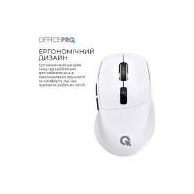 Мышка OfficePro M398W Wireless/Bluetooth White (M398W)