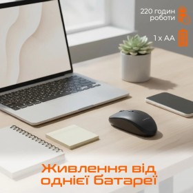 Мышка Meetion BTM100 Wireless/Bluetooth/USB Black (MT-BTM100-A)