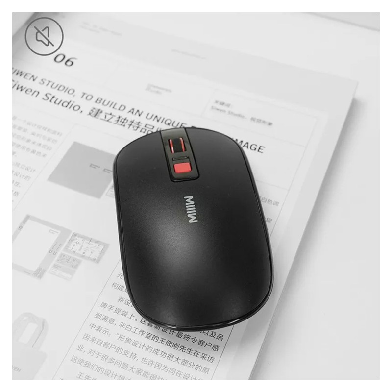Мышка Xiaomi MiiiW Lite Wireless/Bluetooth Black (MW23M21 Black)