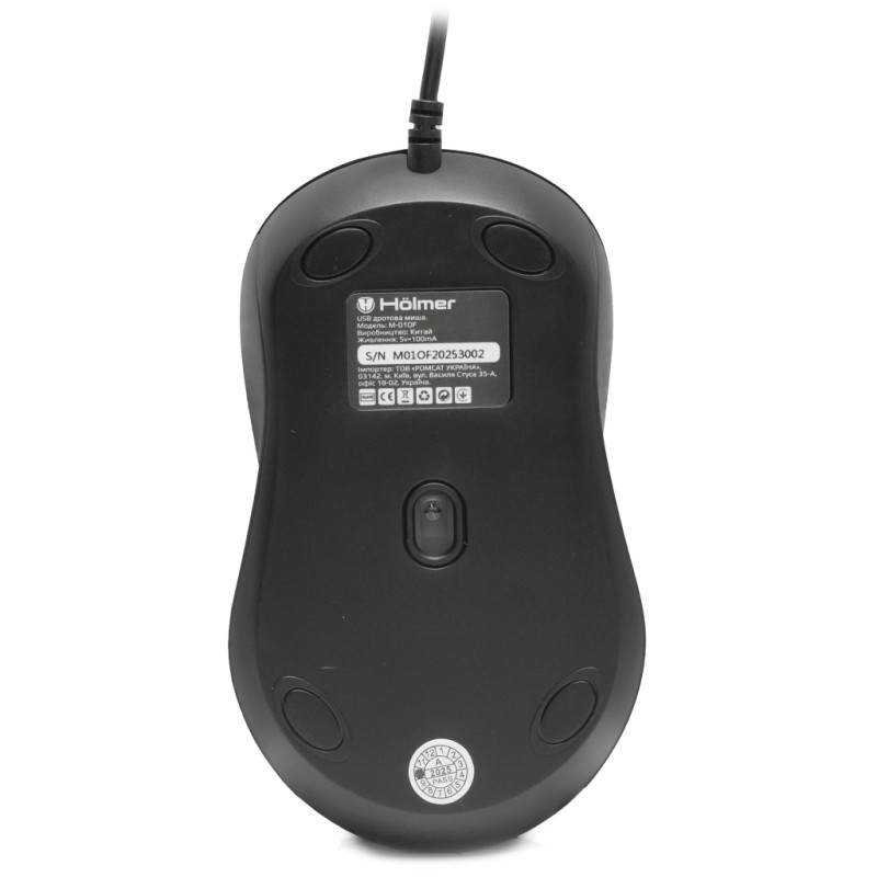 Мишка Hölmer M-01OF USB Black (M-01OF)