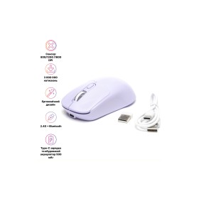 Мышка Hölmer MW-02OF Wireless/Bluetooth Purple (MW-02OF)